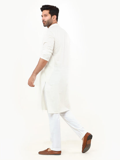 Men's Cream Kurta