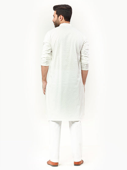 Men's Cream Kurta