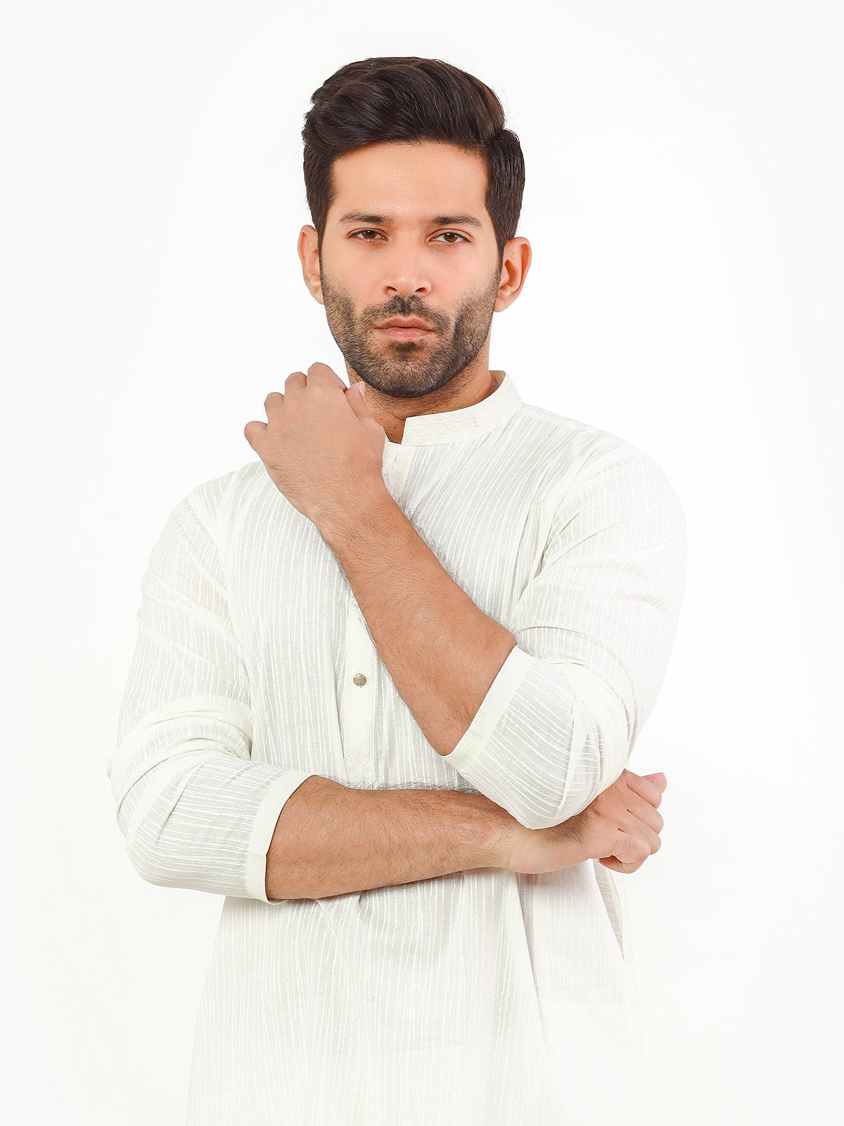 Men's Cream Kurta