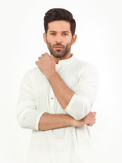 Men's Cream Kurta