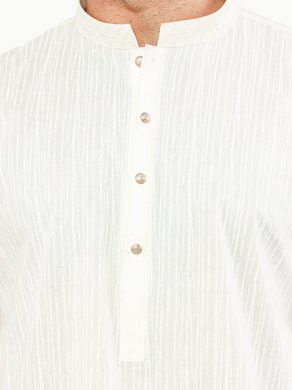 Men's Cream Kurta
