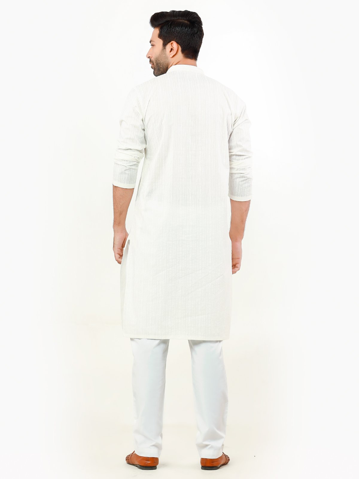 Men's Cream Kurta