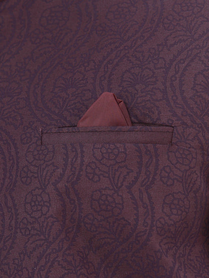 Men's Magenta Waist Coat