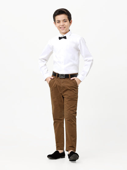 Boy's Brown Chino Pant