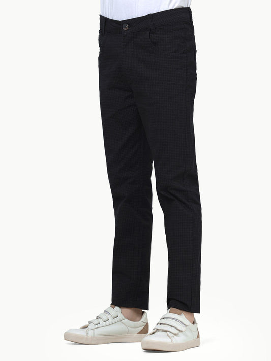 Boy's Black Chino Pant