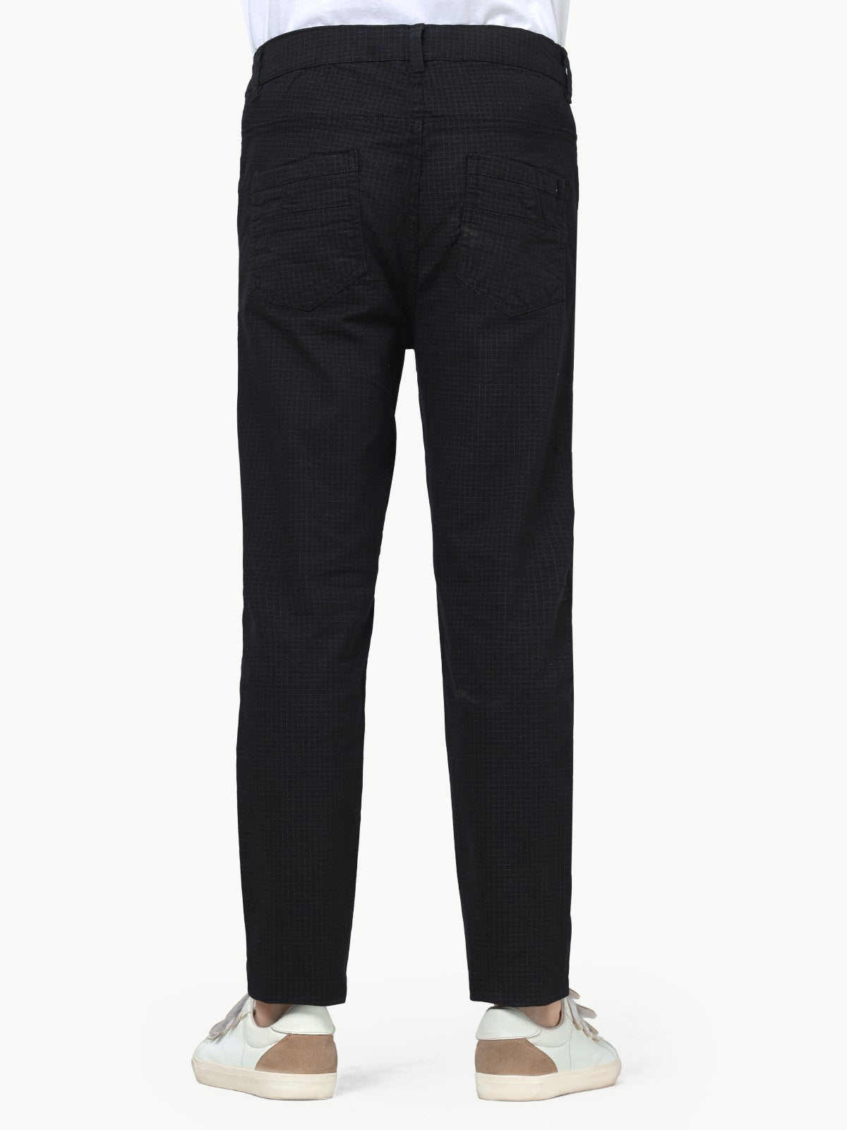 Boy's Black Chino Pant