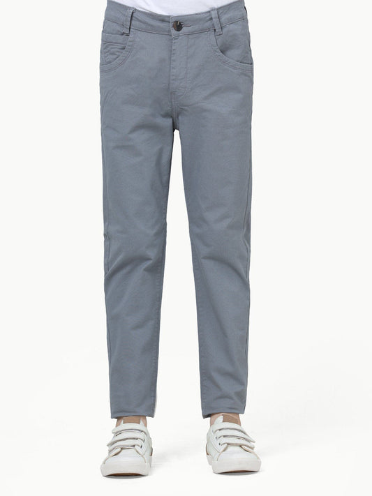 Boy's Grey Chino Pant