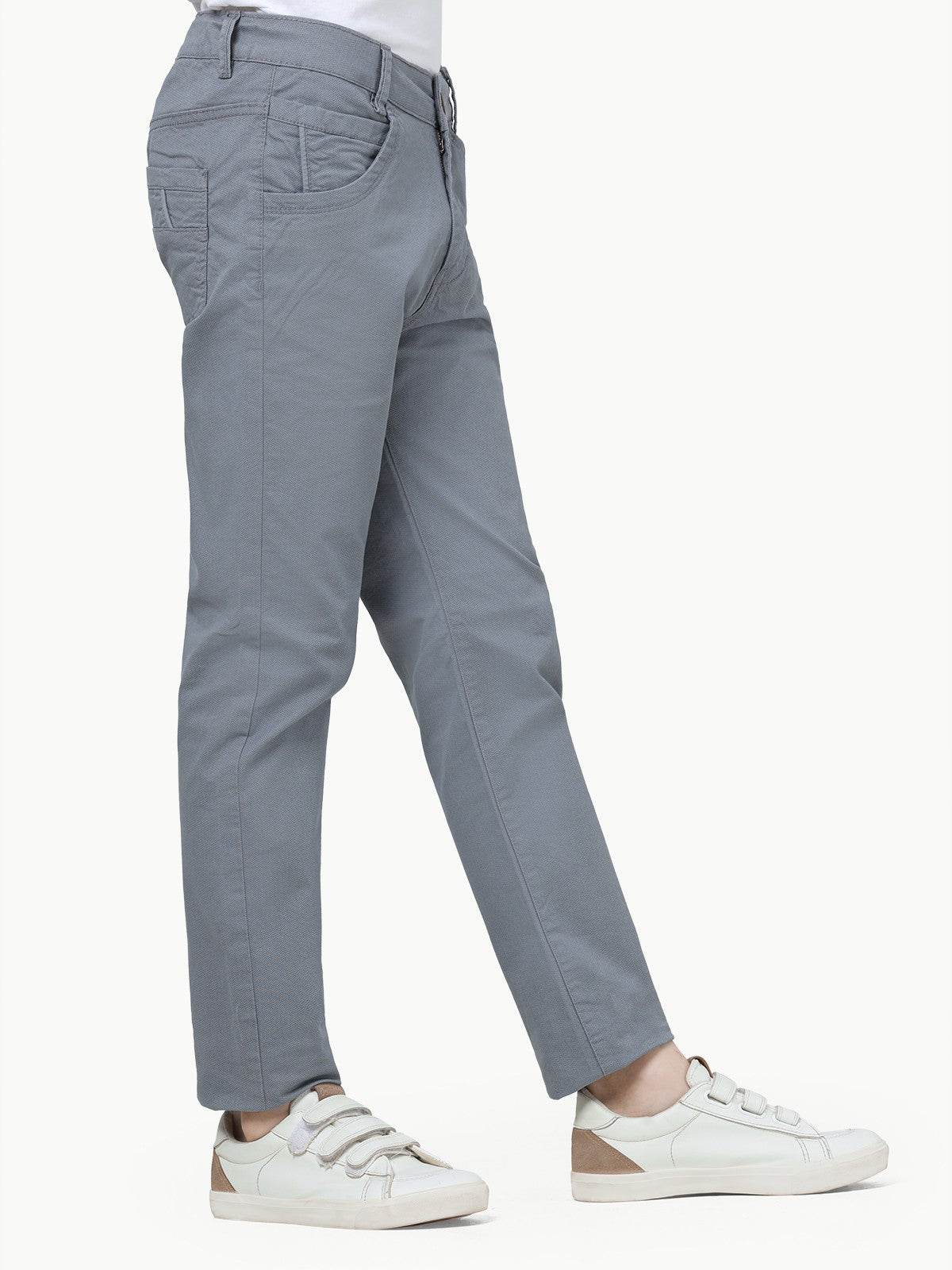 Boy's Grey Chino Pant