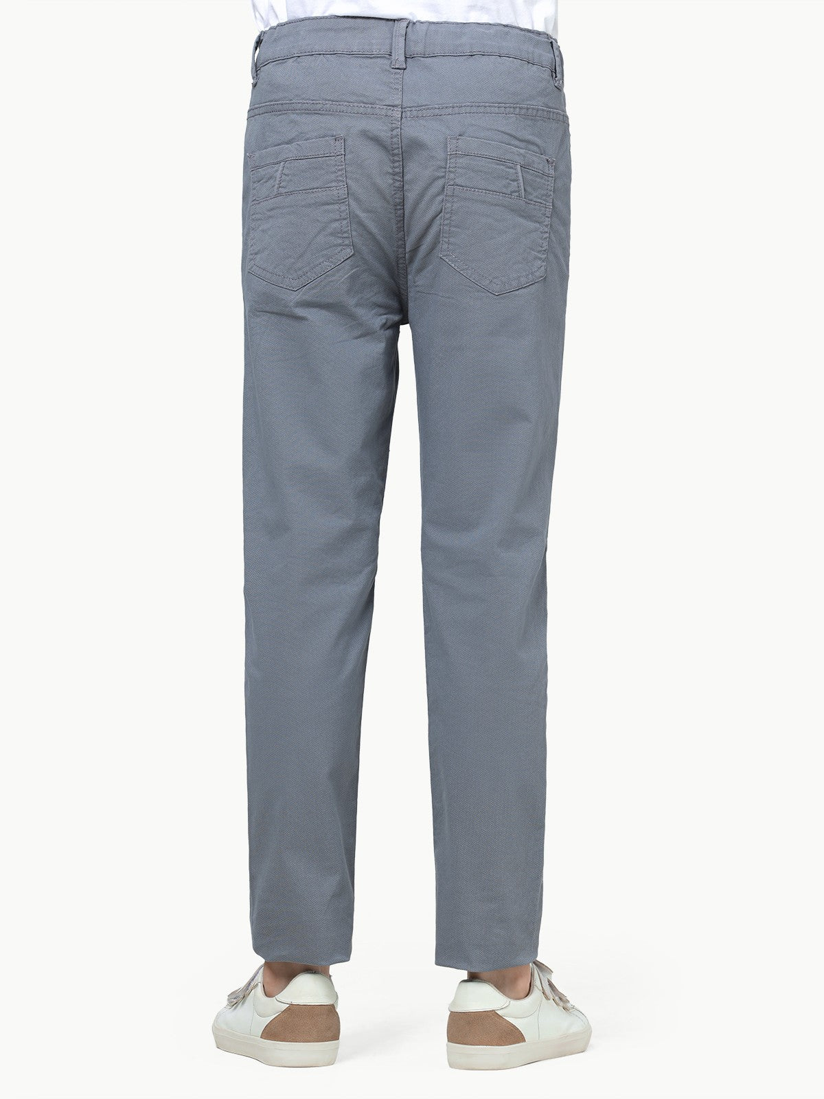 Boy's Grey Chino Pant