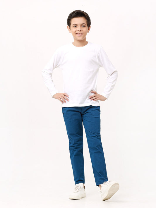 Boy's Royal Blue Chino Pant