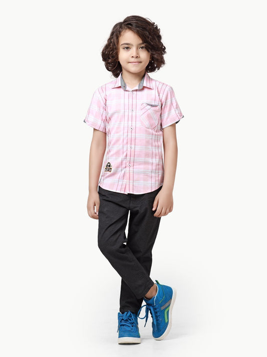 Boy's Black Chino Pant