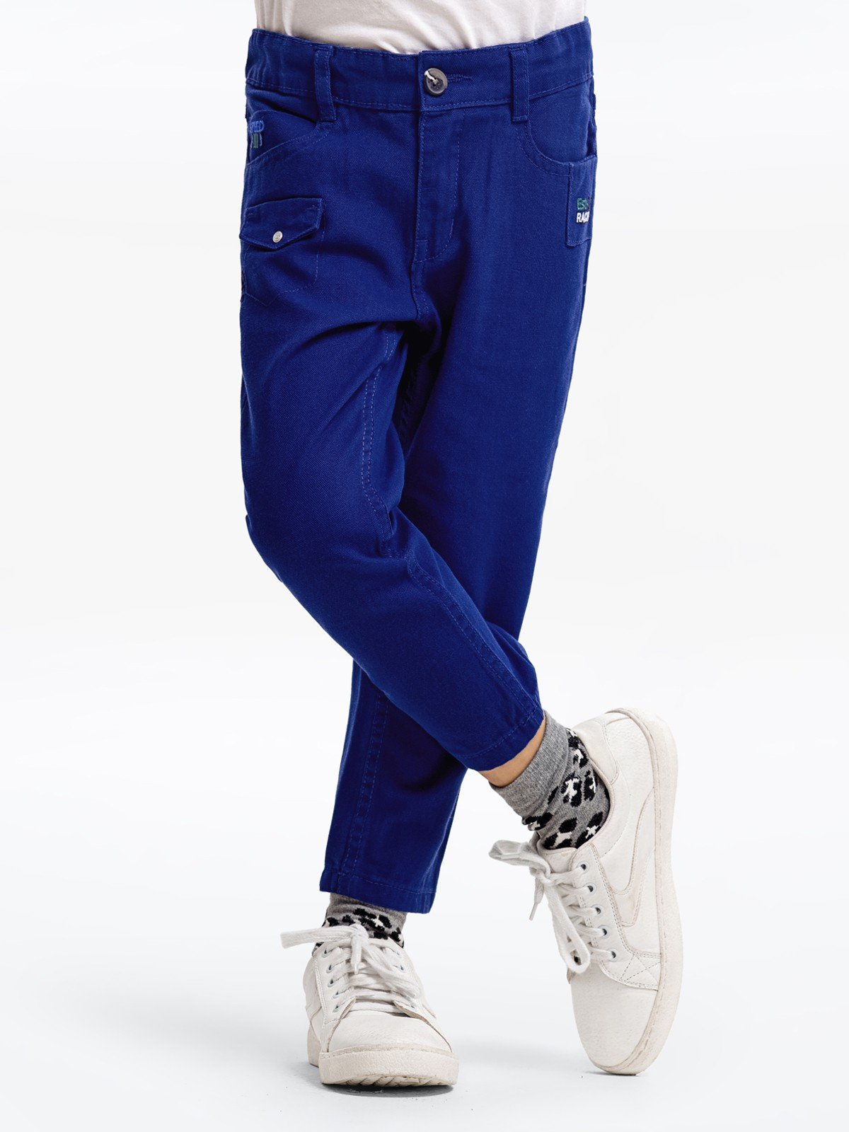 Boy's Dark Blue Chino Pant