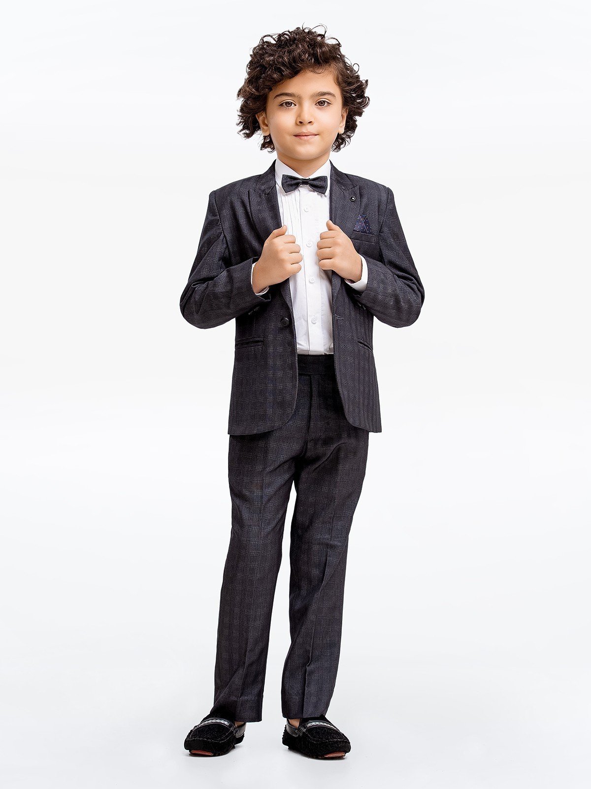 Boy's Charcoal Coat Pant