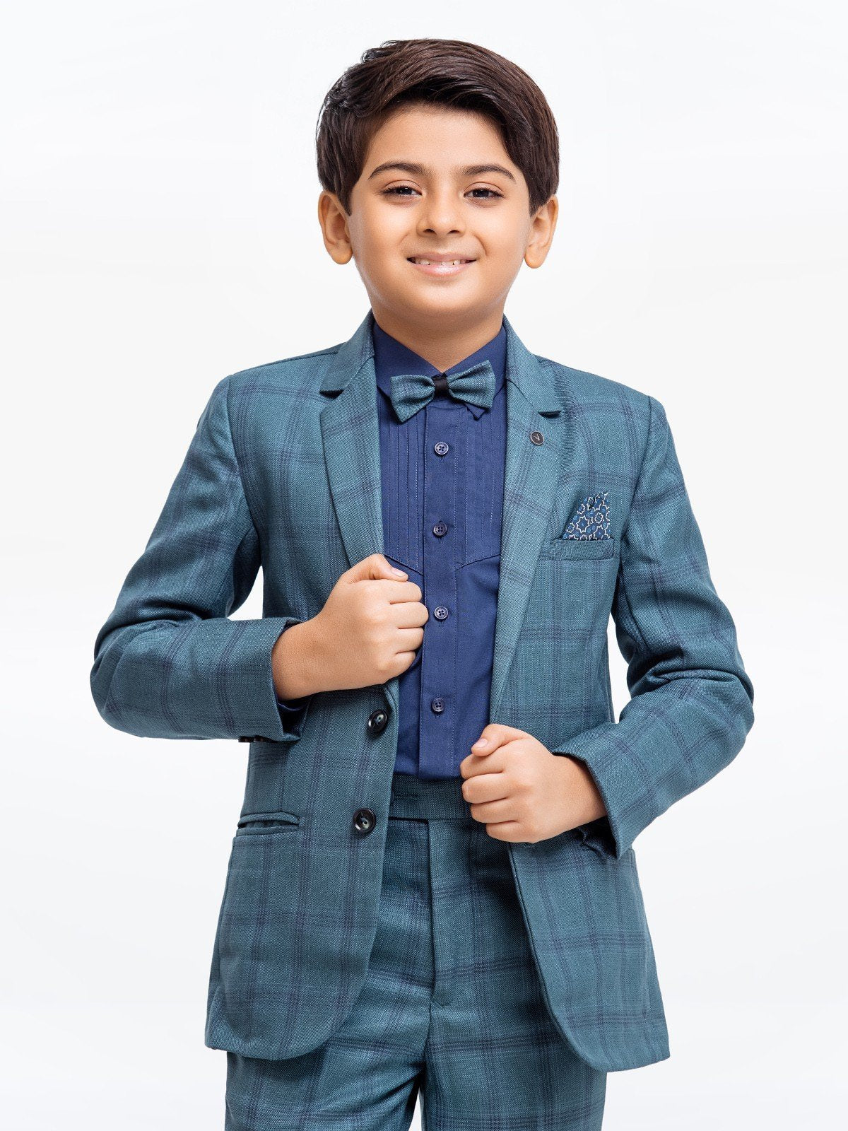 Boy's Teal Coat Pant