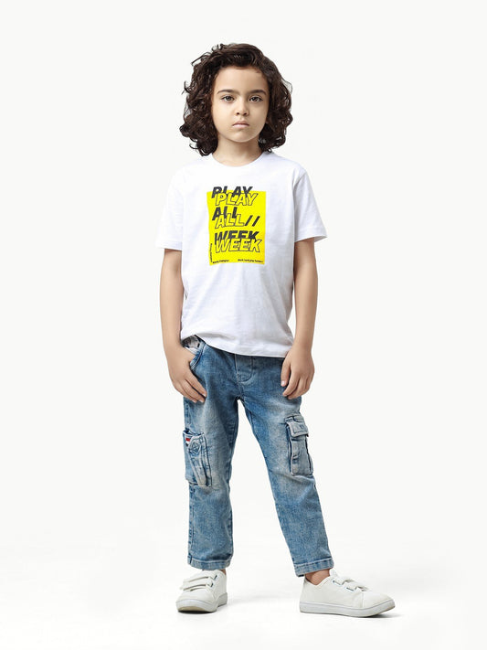 Boy's Blue Denim Pant