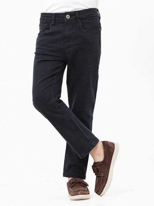 Boy's Dark Navy Denim Pant