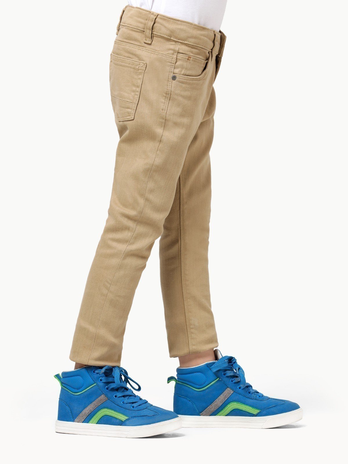 Boy's Khaki Denim Pant