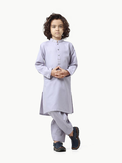 Boy's Light Purple Kurta Shalwar