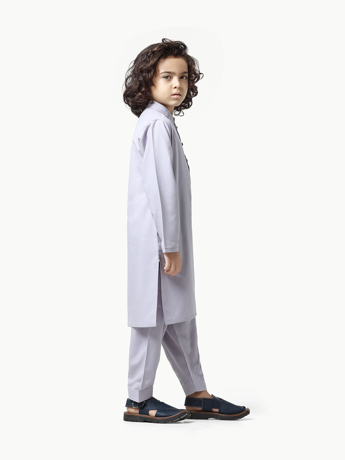 Boy's Light Purple Kurta Shalwar