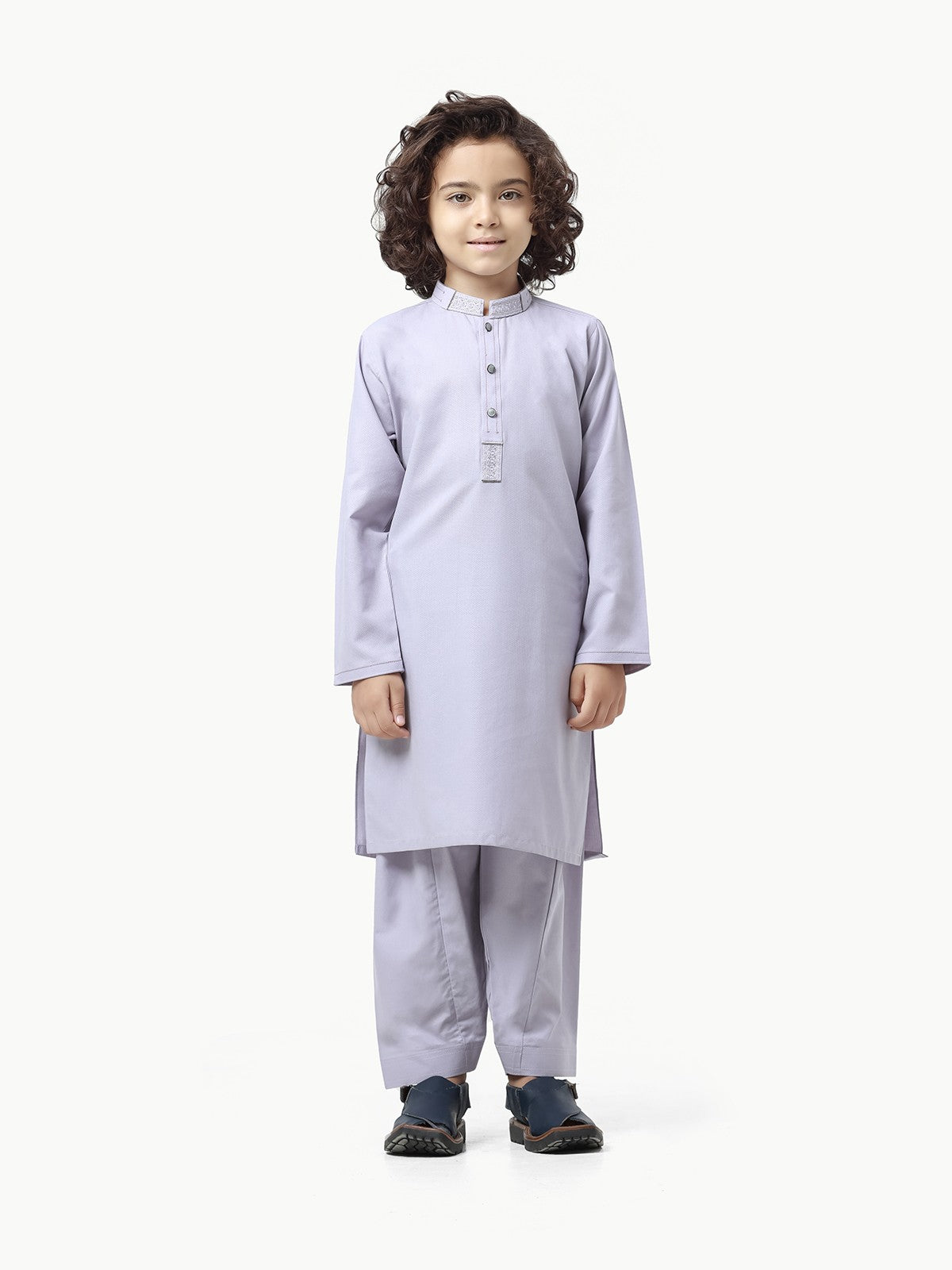 Boy's Light Purple Kurta Shalwar