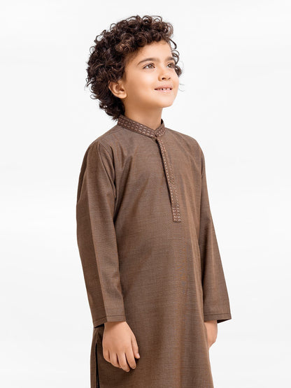 Boy's Mehndi Kurta Shalwar