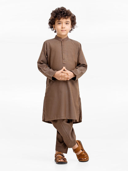 Boy's Mehndi Kurta Shalwar