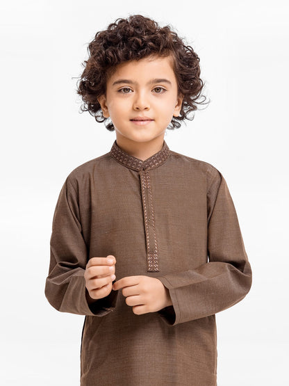 Boy's Mehndi Kurta Shalwar