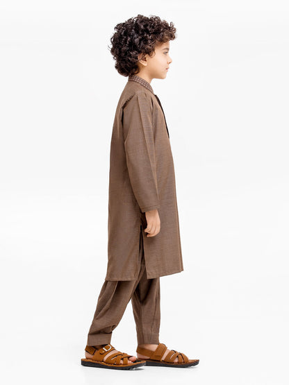 Boy's Mehndi Kurta Shalwar