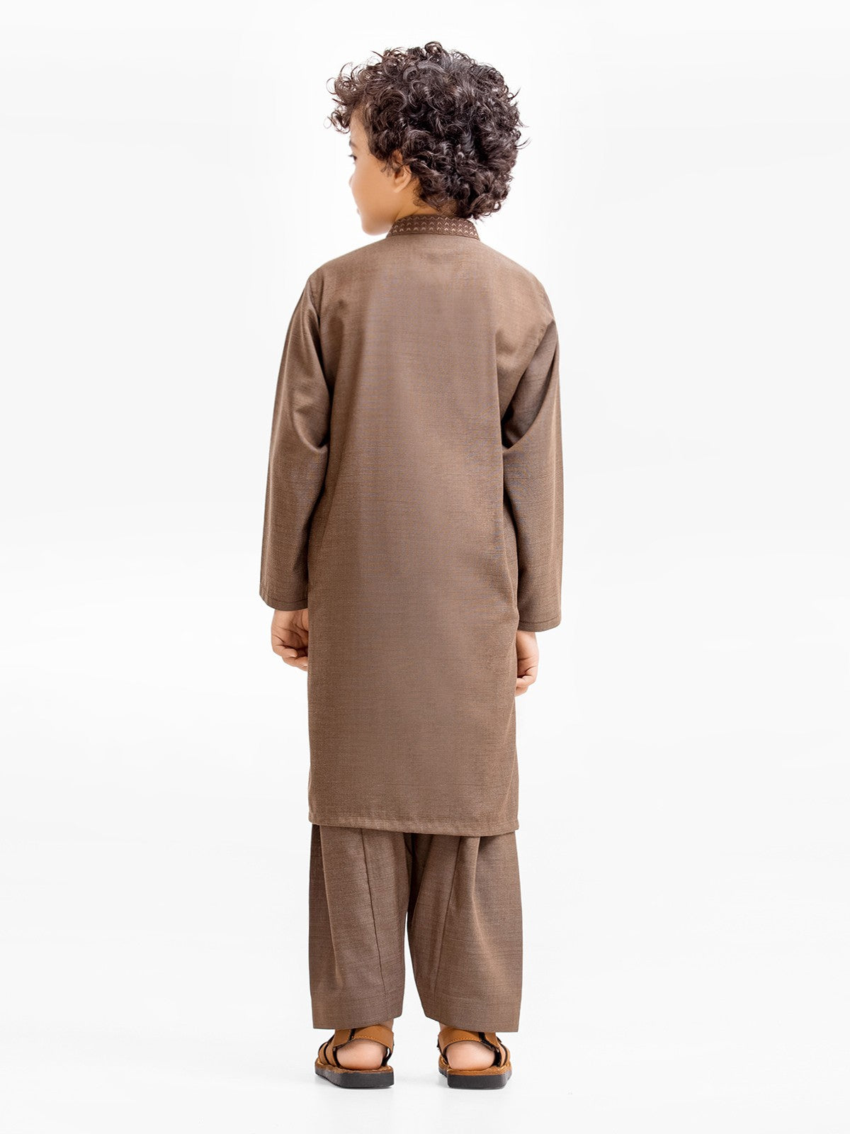 Boy's Mehndi Kurta Shalwar