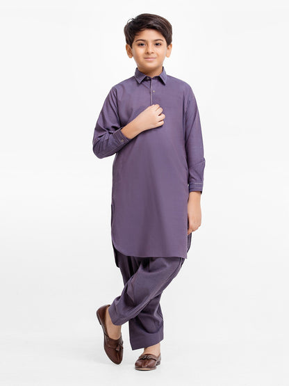 Boy's Purple Kurta Shalwar