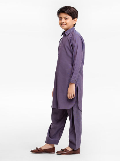 Boy's Purple Kurta Shalwar