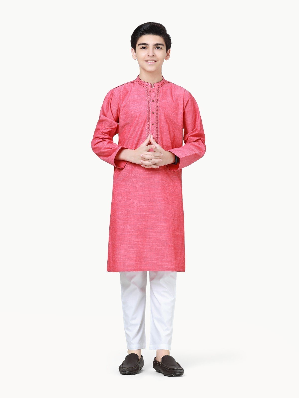 Boy's Pink Kurta