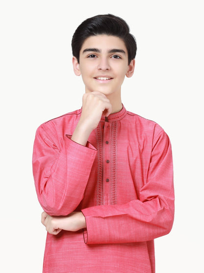 Boy's Pink Kurta