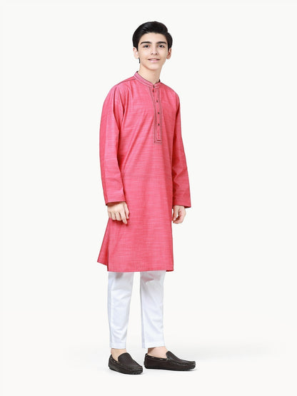 Boy's Pink Kurta