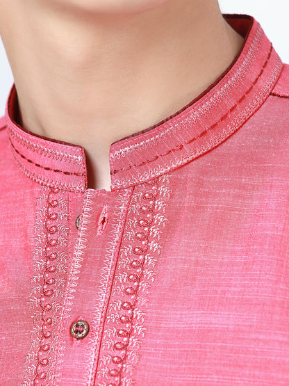 Boy's Pink Kurta