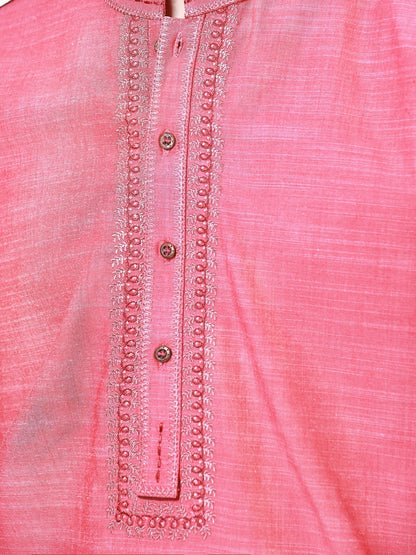 Boy's Pink Kurta