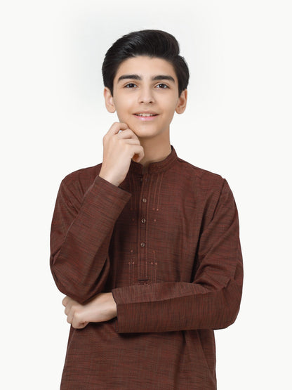 Boy's Brown Kurta