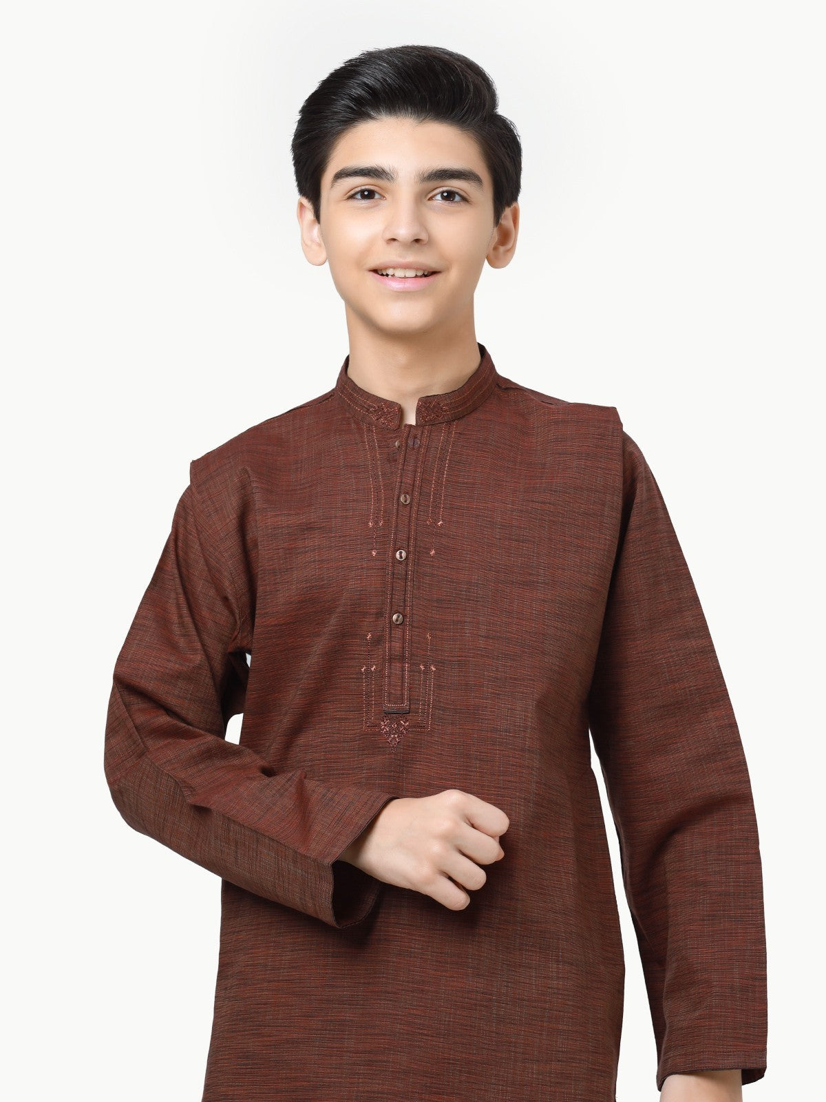 Boy's Brown Kurta