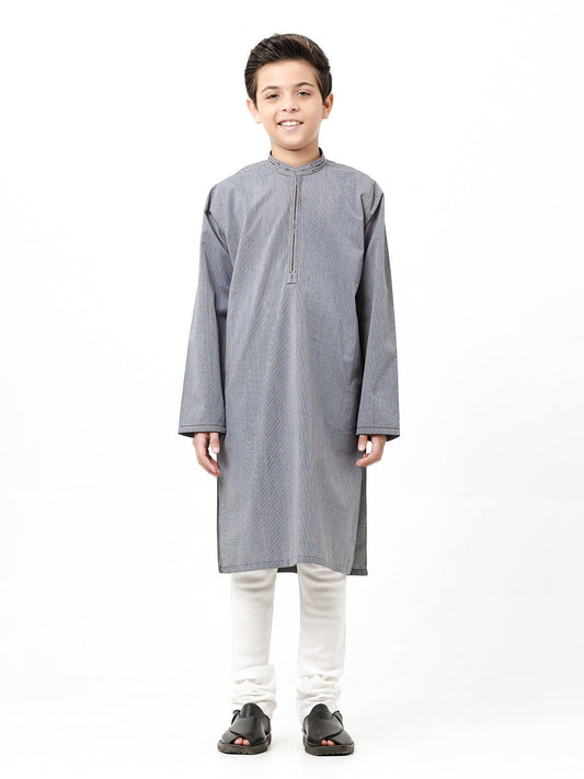 Boy's Grey Kurta