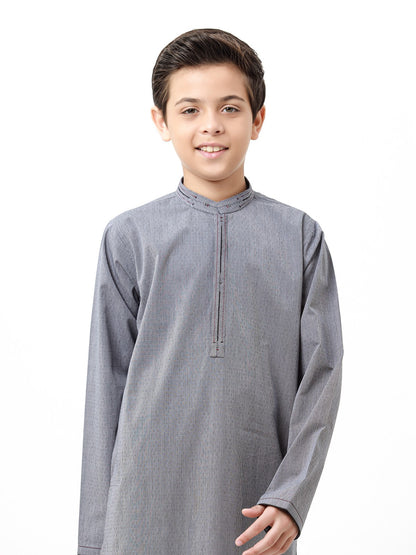 Boy's Grey Kurta