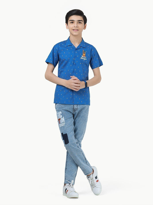 Boy's Blue Shirt