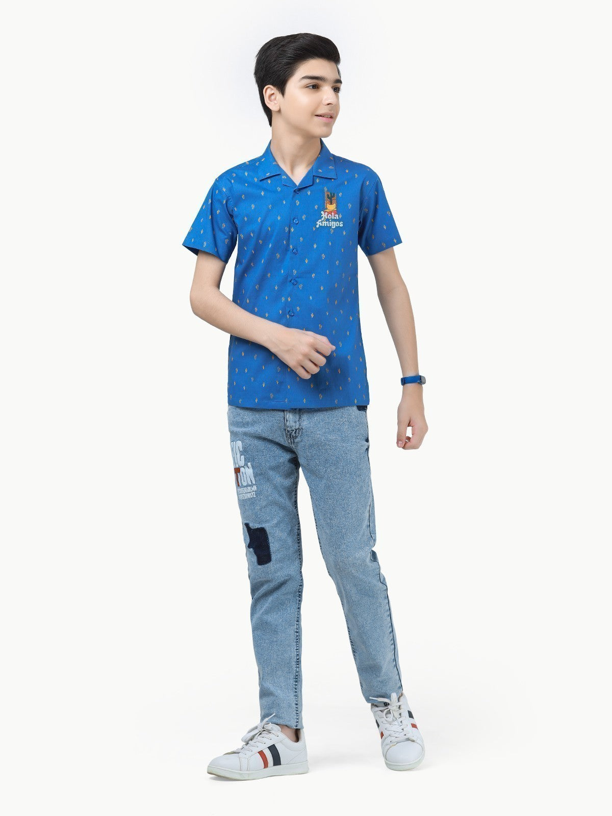 Boy's Blue Shirt