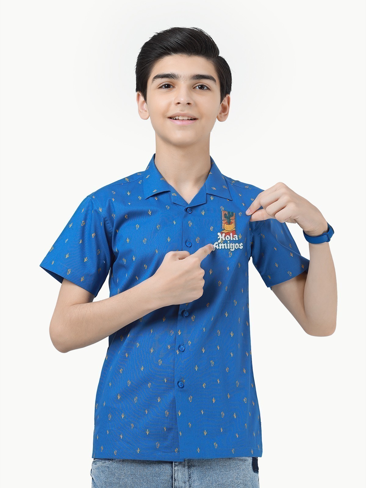 Boy's Blue Shirt