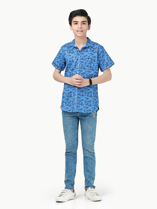 Boy's Blue Shirt