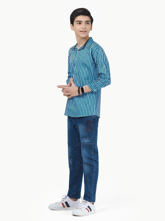 Boy's Blue Shirt