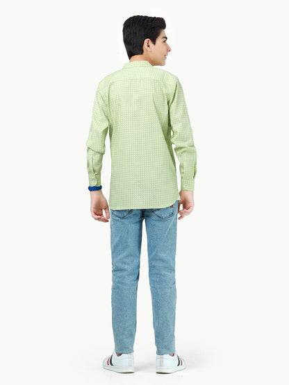 Boy's Light Green Shirt