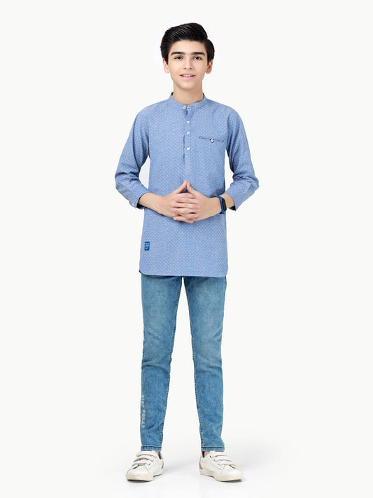 Boy's Mid Blue Shirt