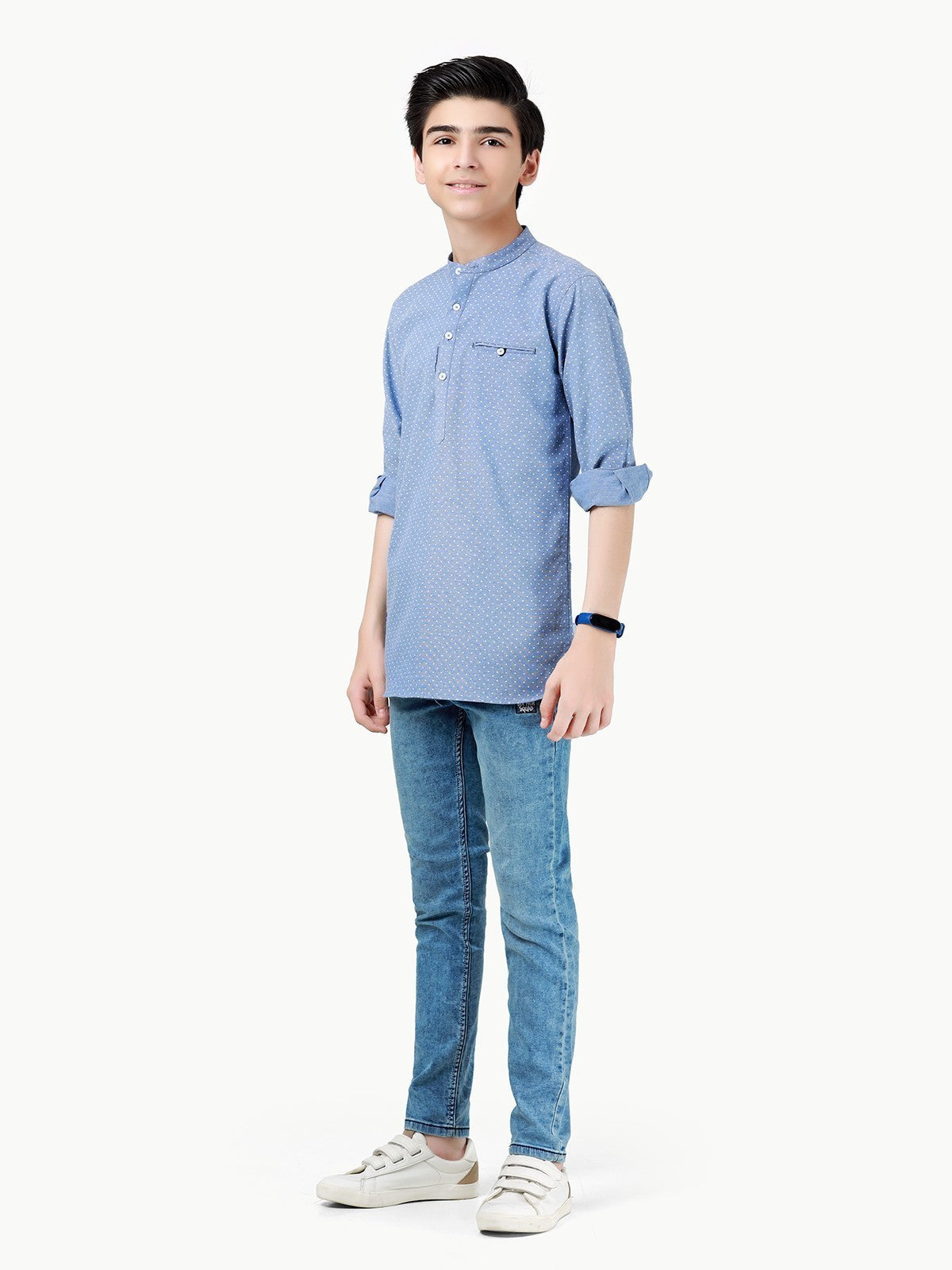 Boy's Mid Blue Shirt