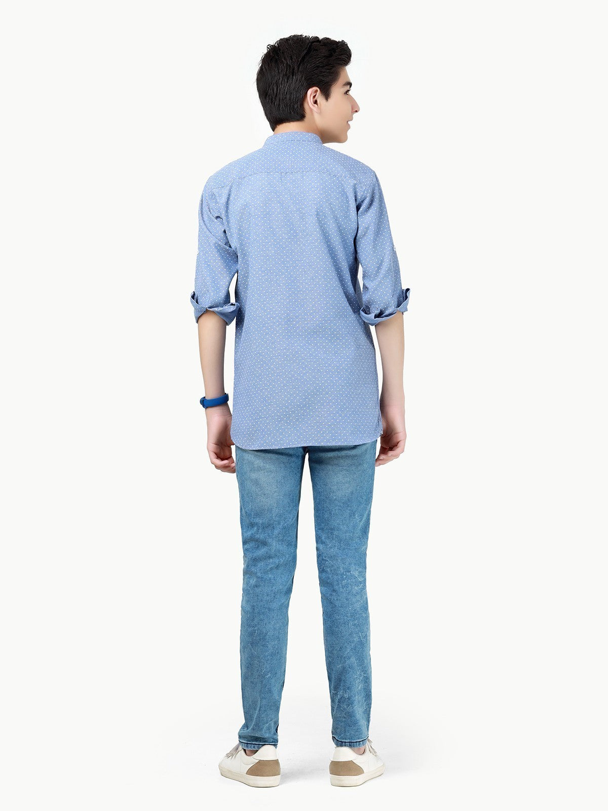 Boy's Mid Blue Shirt