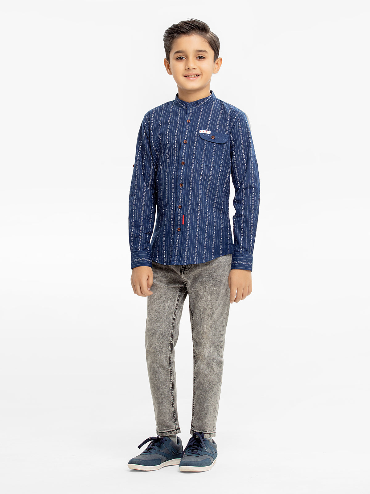 Boy's Blue Shirt